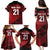 England Rugby Custom Family Matching Puletasi and Hawaiian Shirt Lion Mascot Sporty