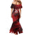 England Rugby Custom Mermaid Dress Lion Mascot Sporty