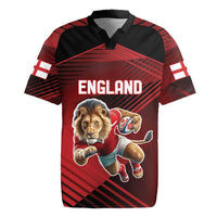 England Rugby Custom Rugby Jersey Lion Mascot Sporty