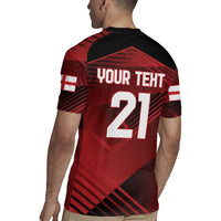 England Rugby Custom Rugby Jersey Lion Mascot Sporty