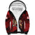England Rugby Custom Sherpa Hoodie Lion Mascot Sporty