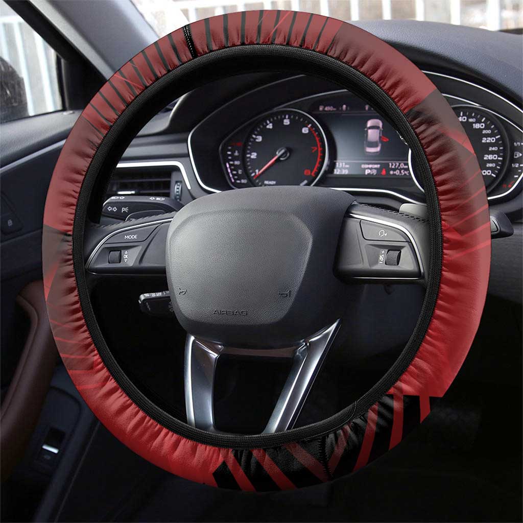 England Rugby Steering Wheel Cover Lion Mascot Sporty