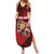 England Rugby Custom Summer Maxi Dress Lion Mascot Sporty