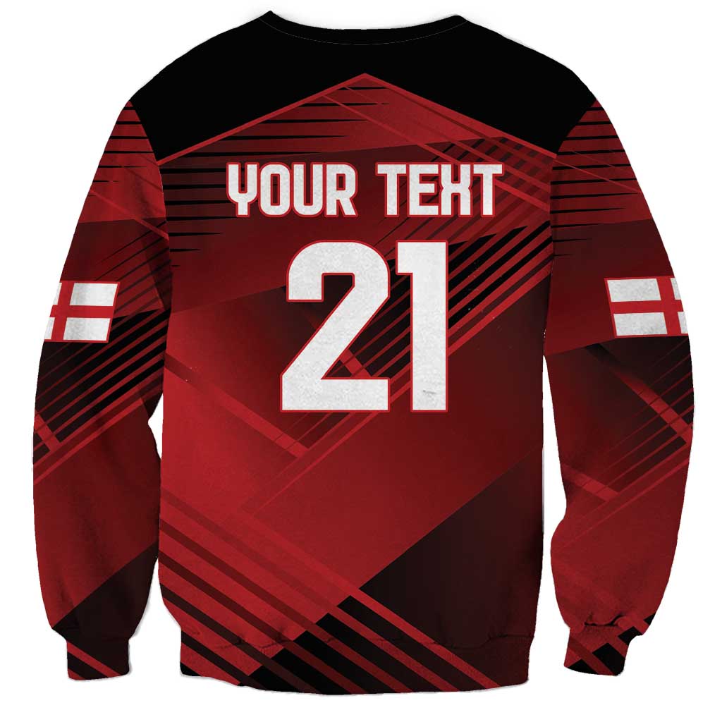 England Rugby Custom Sweatshirt Lion Mascot Sporty