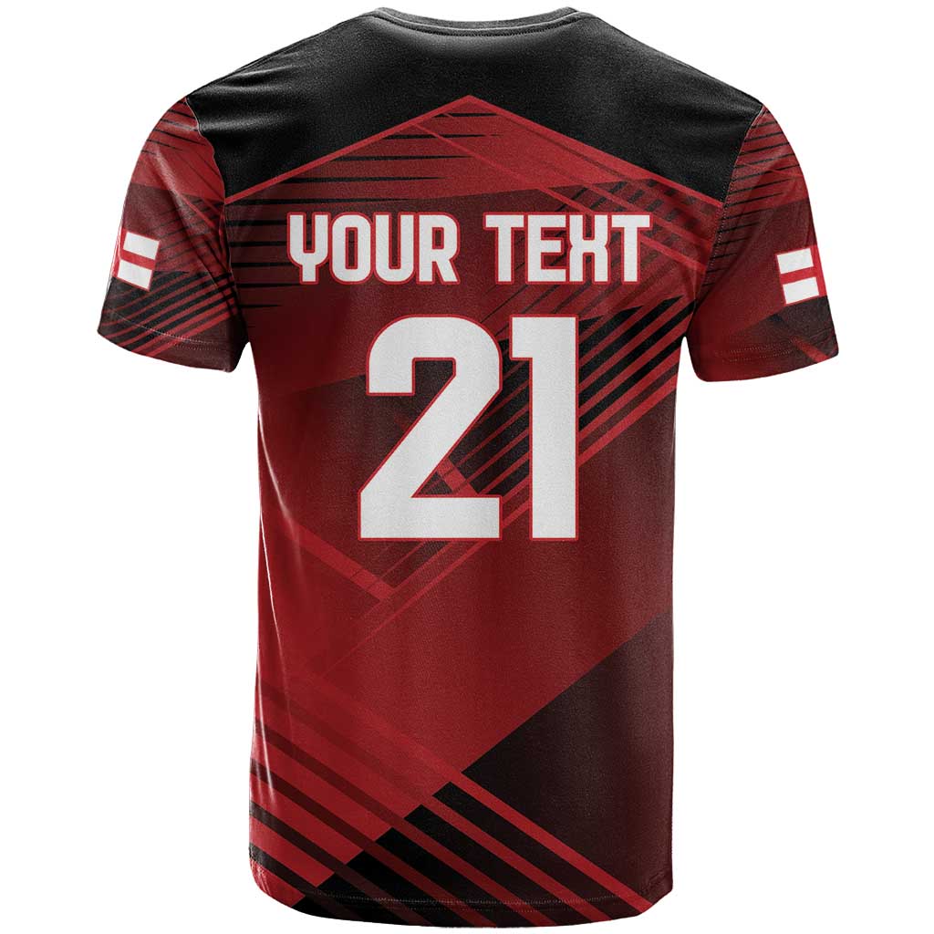 England Rugby Custom T Shirt Lion Mascot Sporty