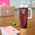 England Rugby Custom Tumbler With Handle Lion Mascot Sporty