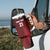England Rugby Custom Tumbler With Handle Lion Mascot Sporty