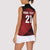 England Rugby Custom Women Sleeveless Polo Shirt Lion Mascot Sporty