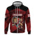 England Rugby Custom Zip Hoodie Lion Mascot Sporty