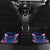 France Rugby Custom Car Mats Coq Gaulois Never Less Than Everything