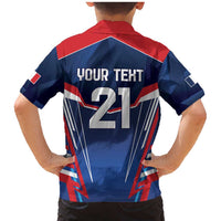 France Rugby Custom Family Matching Mermaid Dress and Hawaiian Shirt Coq Gaulois Never Less Than Everything