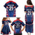 France Rugby Custom Family Matching Puletasi and Hawaiian Shirt Coq Gaulois Never Less Than Everything