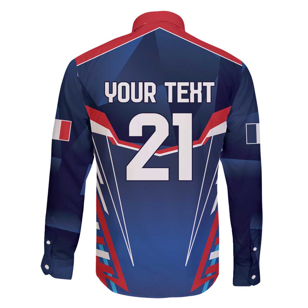 France Rugby Custom Family Matching Puletasi and Hawaiian Shirt Coq Gaulois Never Less Than Everything