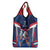 France Rugby Custom Grocery Bag Coq Gaulois Never Less Than Everything