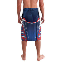France Rugby Custom Lavalava Coq Gaulois Never Less Than Everything