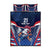 France Rugby Custom Quilt Bed Set Coq Gaulois Never Less Than Everything
