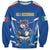 Italy Rugby Custom Sweatshirt Italian Wolf Mascot Go Gli Azzurri