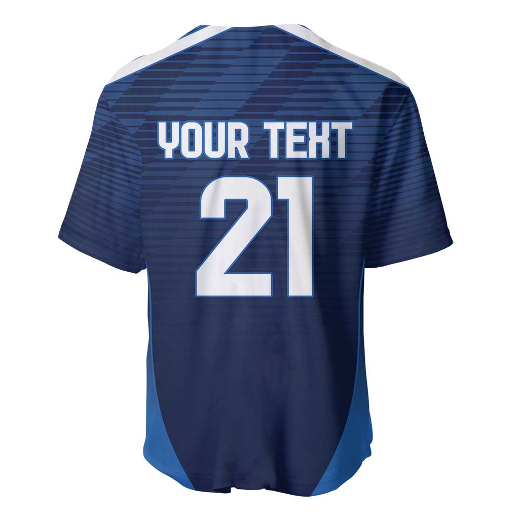 Scotland Rugby Custom Baseball Jersey Thistle Mascot Go Scottish!