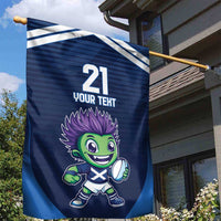 Scotland Rugby Custom Garden Flag Thistle Mascot Go Scottish!