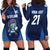 Scotland Rugby Custom Hoodie Dress Thistle Mascot Go Scottish!