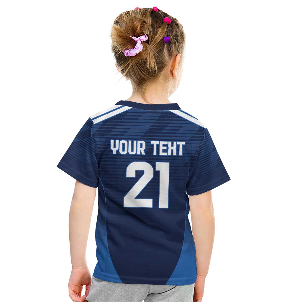 Scotland Rugby Custom Kid T Shirt Thistle Mascot Go Scottish!