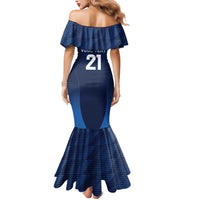 Scotland Rugby Custom Mermaid Dress Thistle Mascot Go Scottish!