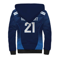 Scotland Rugby Custom Sherpa Hoodie Thistle Mascot Go Scottish!