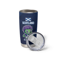 Scotland Rugby Custom Tumbler Cup Thistle Mascot Go Scottish!