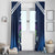 Scotland Rugby Custom Window Curtain Thistle Mascot Go Scottish!