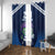 Scotland Rugby Custom Window Curtain Thistle Mascot Go Scottish!