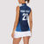 Scotland Rugby Custom Women Sleeveless Polo Shirt Thistle Mascot Go Scottish!