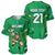 Ireland Rugby Custom Baseball Jersey Irish Warrior Mascot Go Shamrock