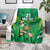 Ireland Rugby Custom Blanket Irish Warrior Mascot Go Shamrock
