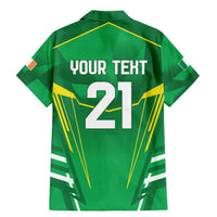 Ireland Rugby Custom Family Matching Mermaid Dress and Hawaiian Shirt Irish Warrior Mascot Go Shamrock