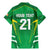 Ireland Rugby Custom Family Matching Mermaid Dress and Hawaiian Shirt Irish Warrior Mascot Go Shamrock