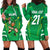 Ireland Rugby Custom Hoodie Dress Irish Warrior Mascot Go Shamrock