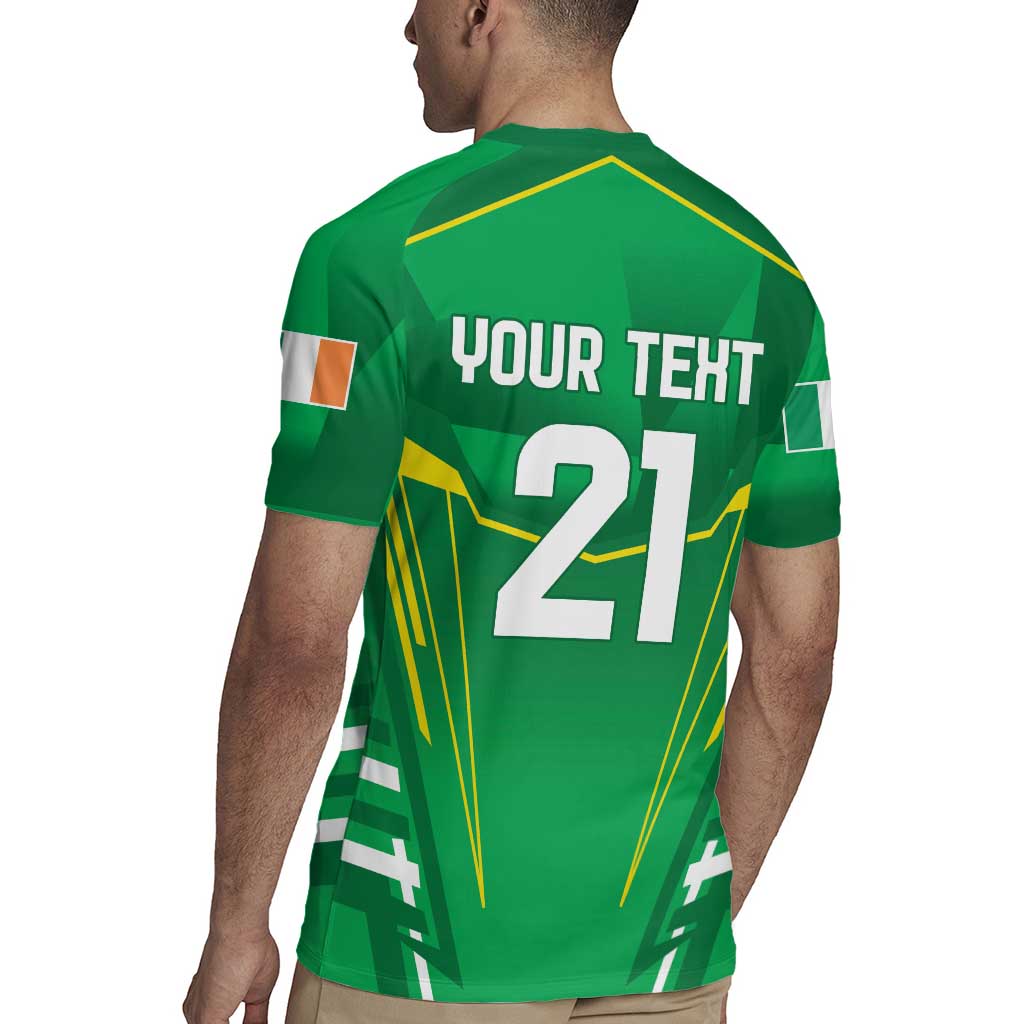 Ireland Rugby Custom Rugby Jersey Irish Warrior Mascot Go Shamrock