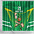 Ireland Rugby Custom Shower Curtain Irish Warrior Mascot Go Shamrock