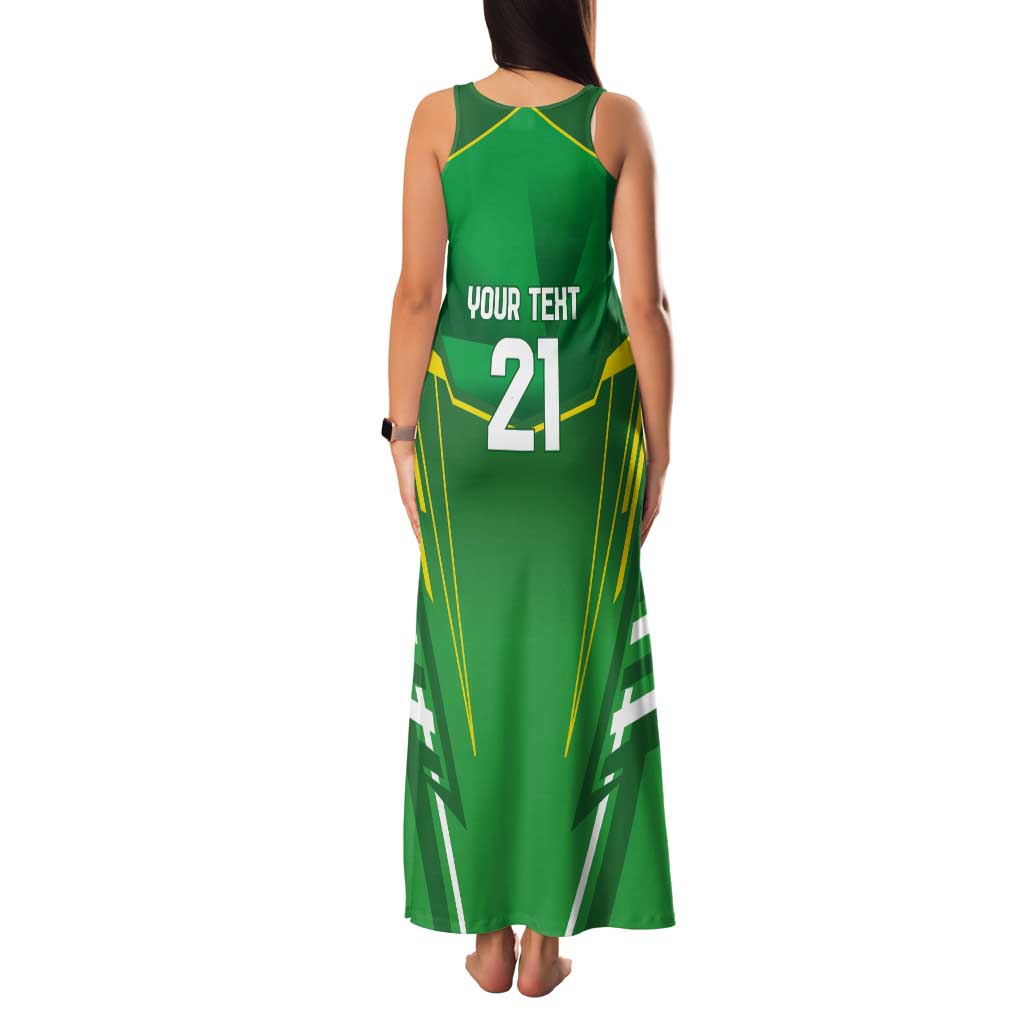 Ireland Rugby Custom Tank Maxi Dress Irish Warrior Mascot Go Shamrock