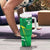 Ireland Rugby Custom Tumbler With Handle Irish Warrior Mascot Go Shamrock