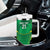 Ireland Rugby Custom Tumbler With Handle Irish Warrior Mascot Go Shamrock