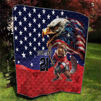 USA Canada Ice Hockey Custom Quilt Go Champion 4 Nations