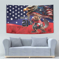 USA Canada Ice Hockey Custom Tapestry Go Champion 4 Nations