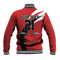 Canada Hockey Custom Baseball Jacket Go Champion 4 Nations