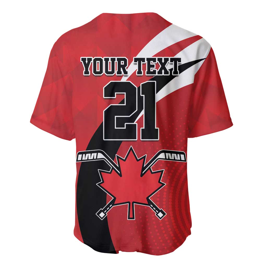 Canada Hockey Custom Baseball Jersey Go Champion 4 Nations