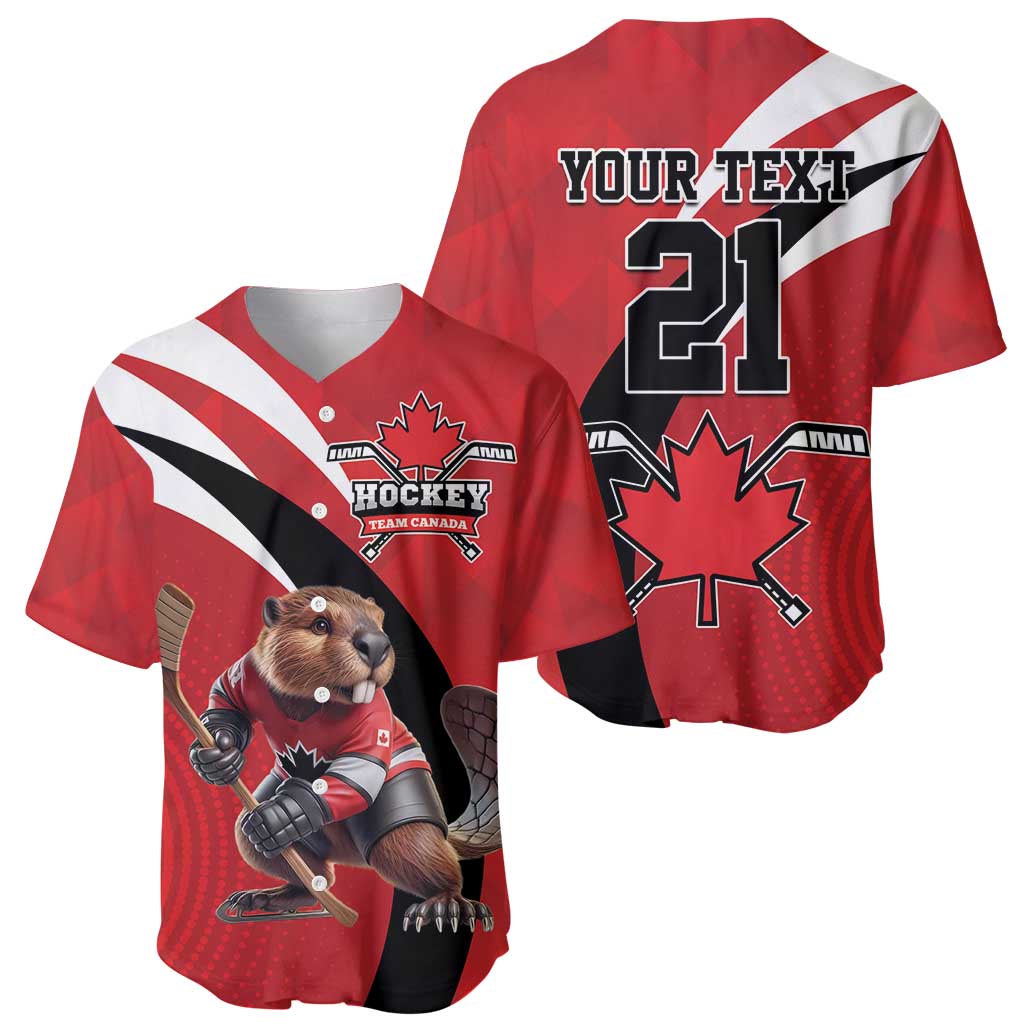 Canada Hockey Custom Baseball Jersey Go Champion 4 Nations