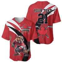 Canada Hockey Custom Baseball Jersey Go Champion 4 Nations