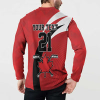 Canada Hockey Custom Button Sweatshirt Go Champion 4 Nations