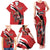 Canada Hockey Custom Family Matching Tank Maxi Dress and Hawaiian Shirt Go Champion 4 Nations