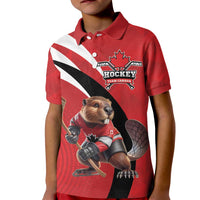 Canada Hockey Custom Kid Polo Shirt Go Champion 4 Nations